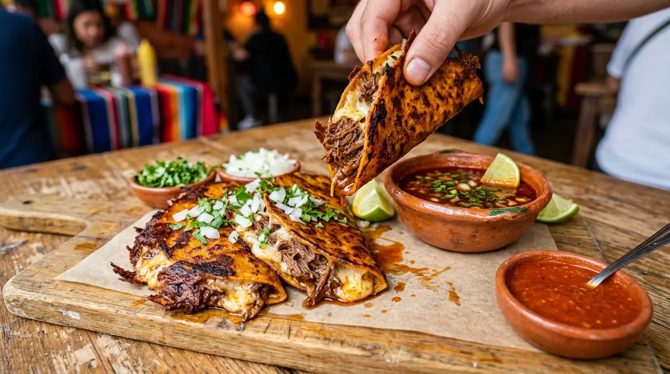 Quesa Birria Tacos Recipe – Crispy, Cheesy & Authentic Mexican Street-Style Tacos