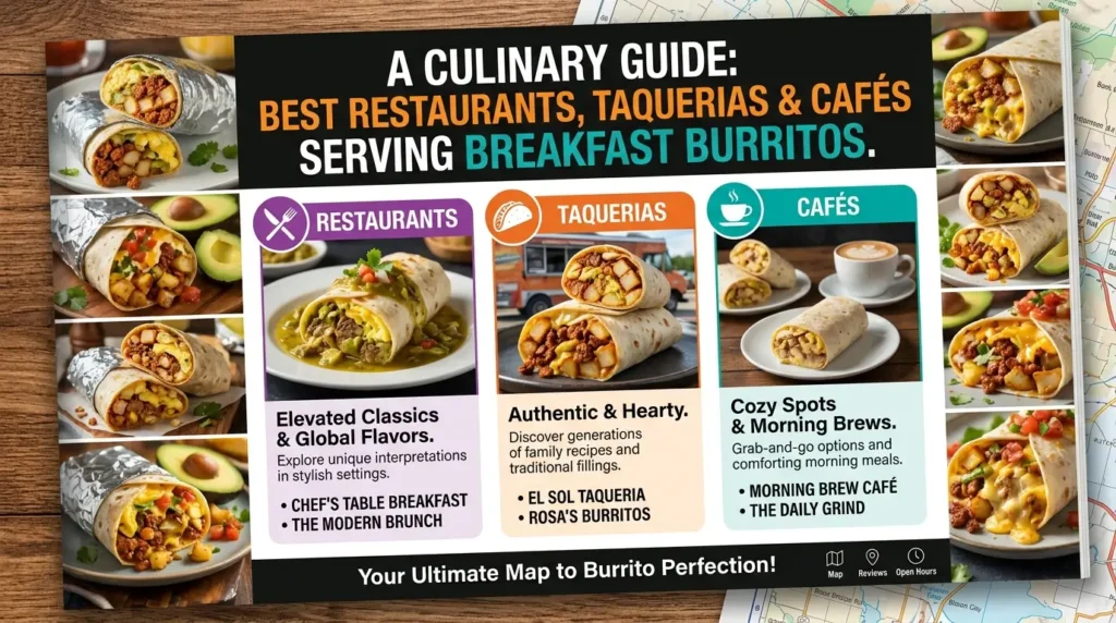 Best Restaurants, Taquerias & Cafés Serving Breakfast Burritos