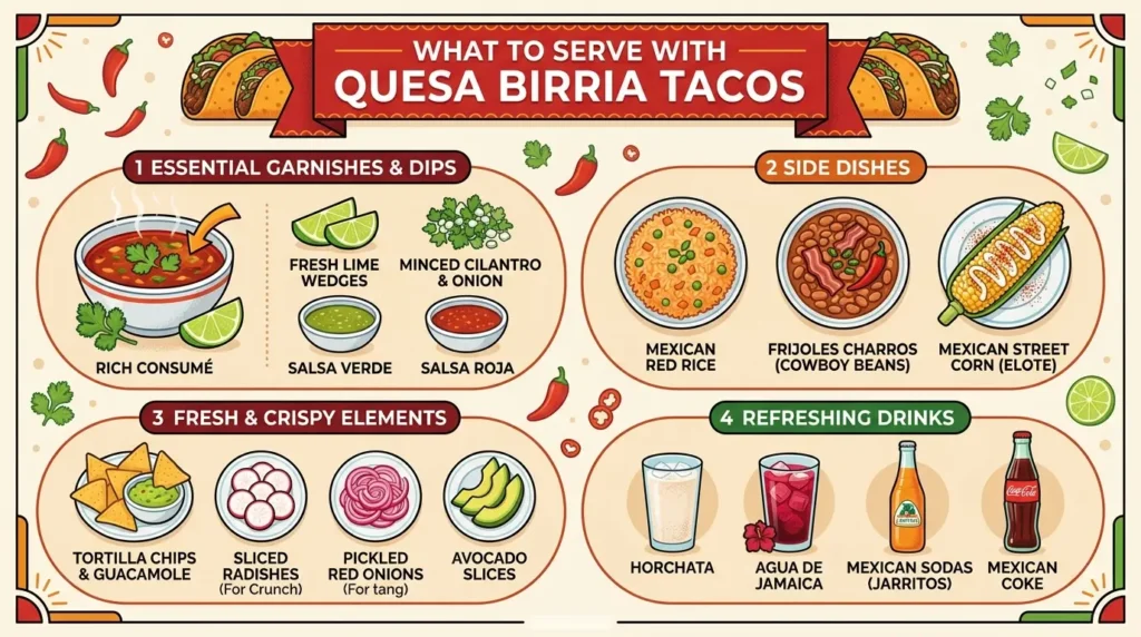 What to Serve with Quesa Birria Tacos