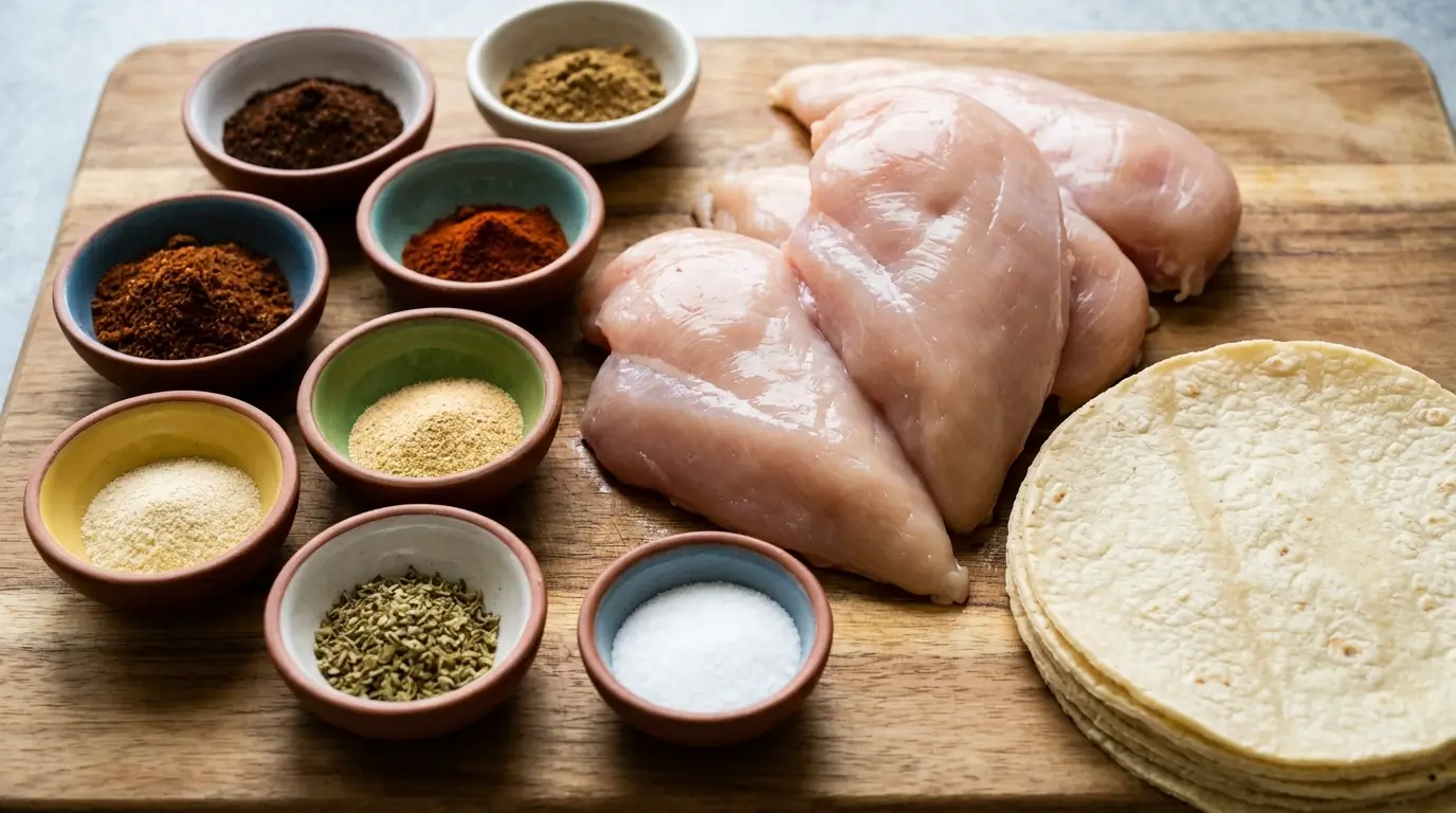 Shredded Chicken Tacos Recipe – Easy Cheesy Chicken Tacos with Homemade Taco Seasoning