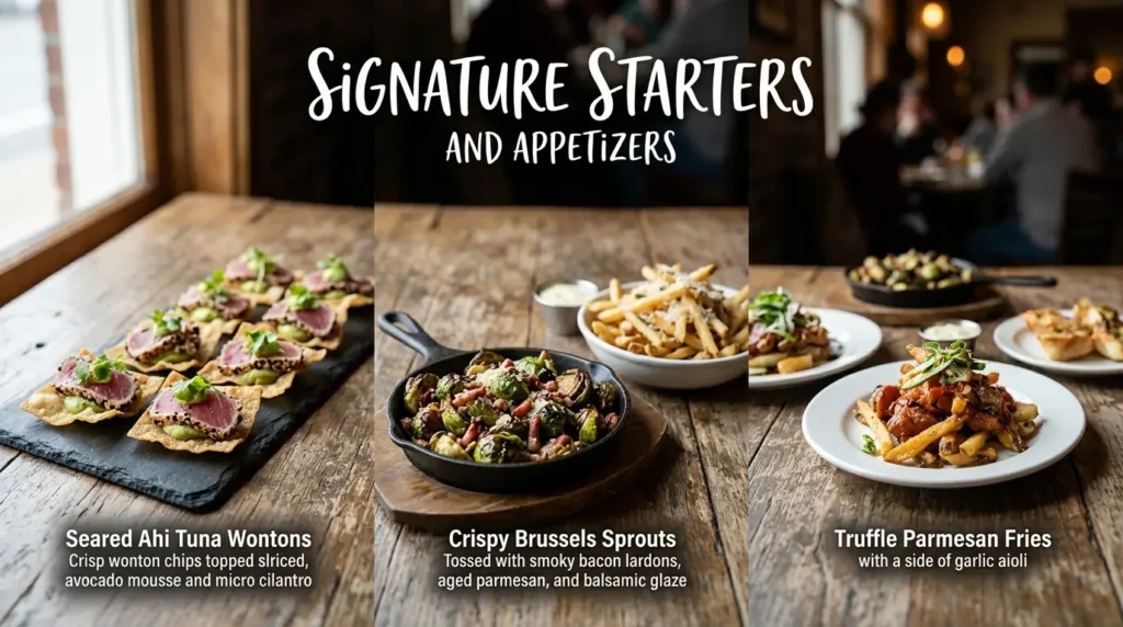 Signature Starters and Appetizers