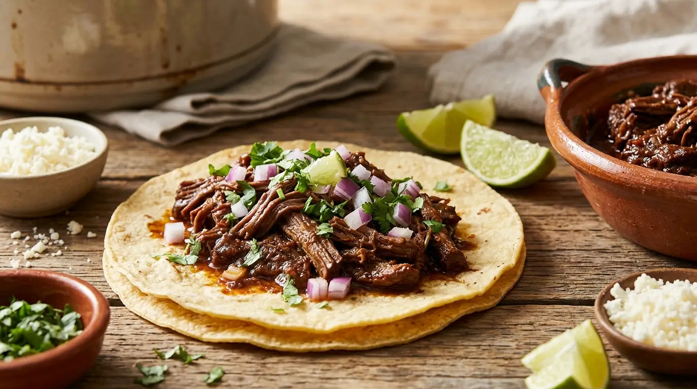 Best Slow Cooker Barbacoa Recipe (Tender, Juicy & Easy Mexican Shredded Beef)