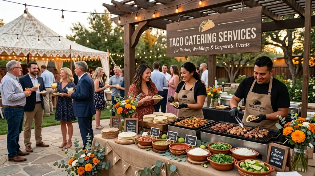 Taco Catering Services for Parties, Weddings & Corporate Events