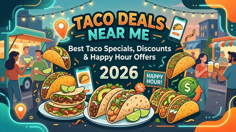 Taco Deals Near Me – Best Taco Specials, Discounts & Happy Hour Offers