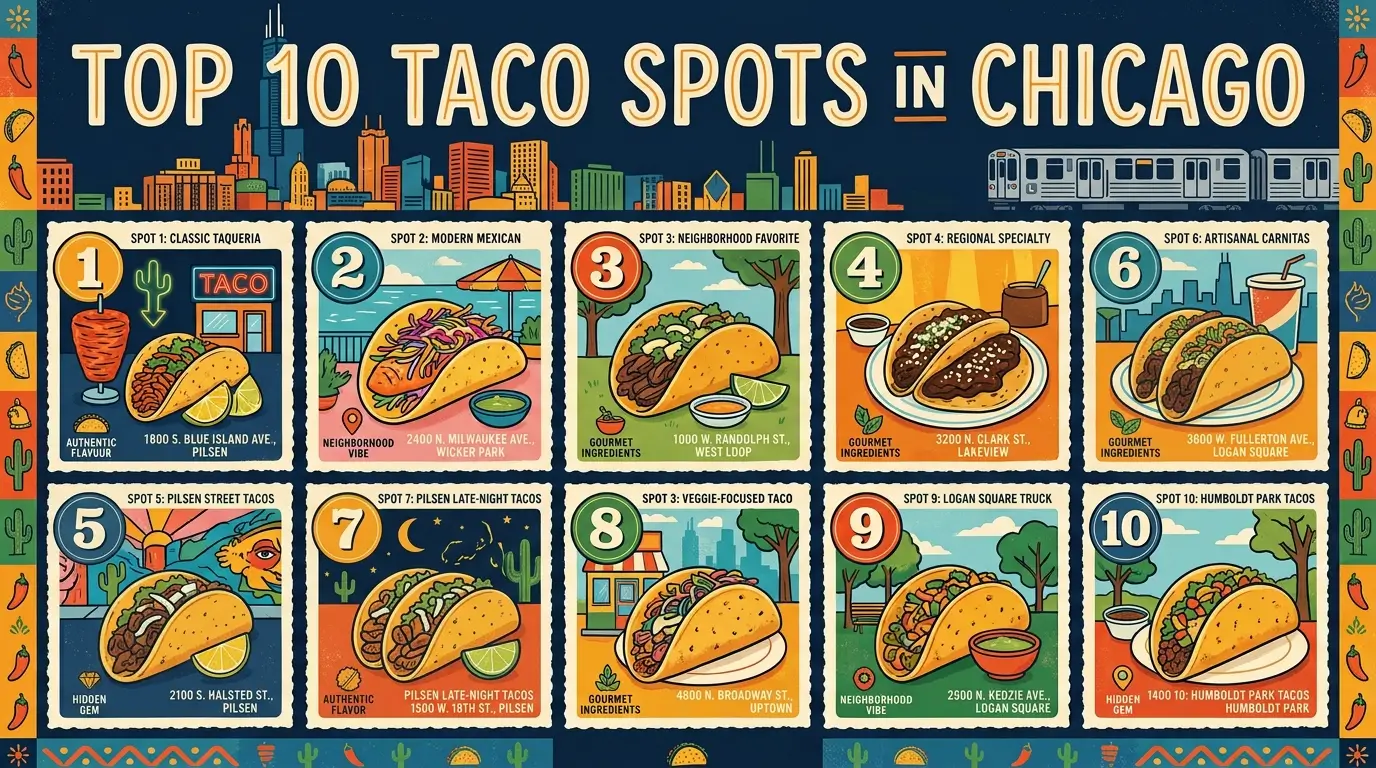 Top 10 Taco Spots in Chicago