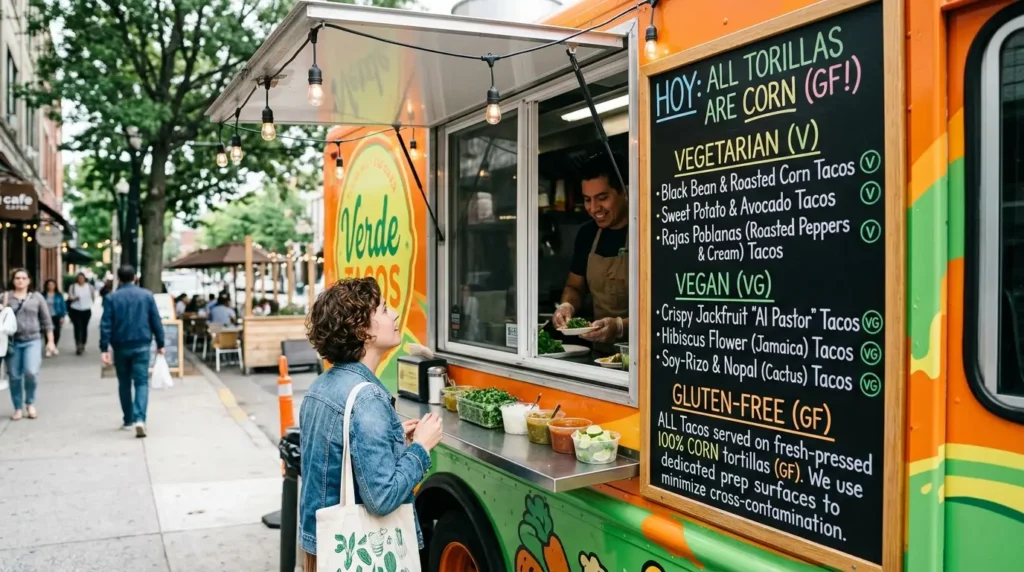 Vegetarian, Vegan & Gluten-Free Options at Taco Trucks