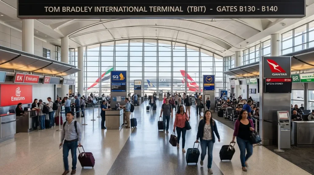 Airlines at Tom Bradley Terminal