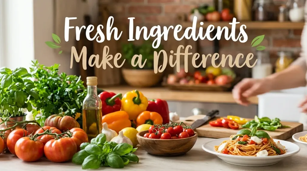 Fresh Ingredients Make a Difference