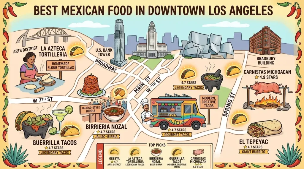 Best Mexican Food in Downtown Los Angeles