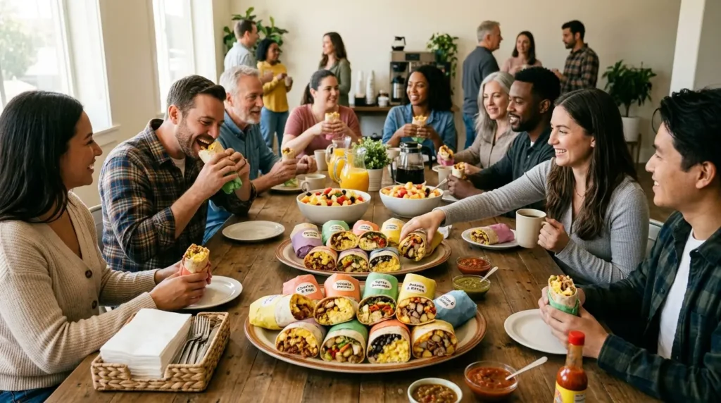 Breakfast Burritos Can Work for Groups Too