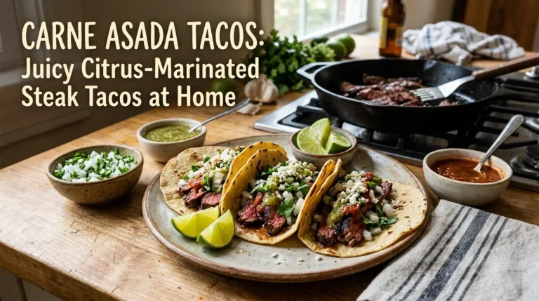 Carne Asada Tacos: Juicy Citrus-Marinated Steak Tacos at Home