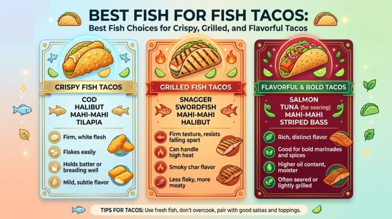Good Fish for Fish Tacos: Best Fish Choices for Crispy, Grilled, and Flavorful Tacos