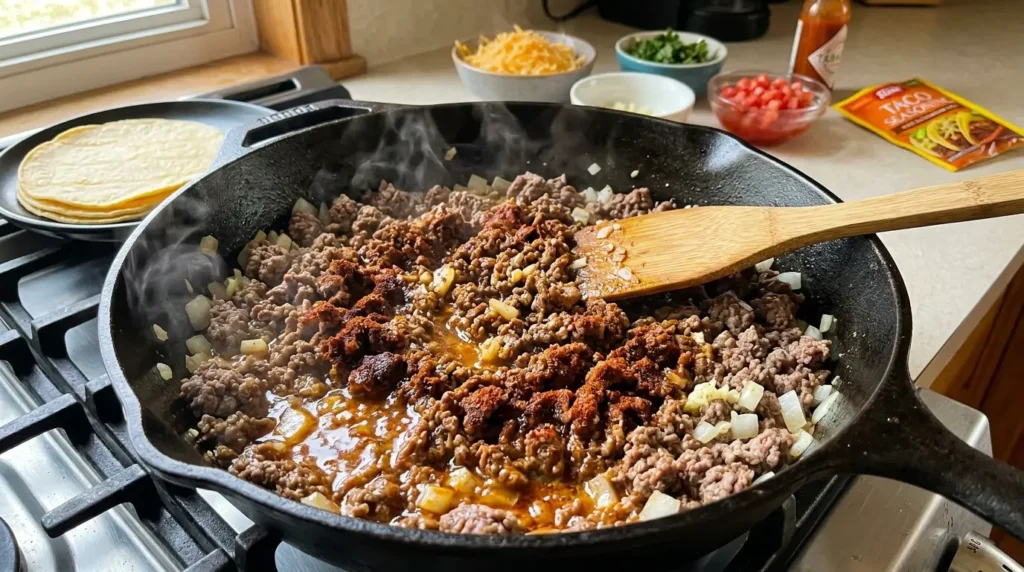 Cook the Taco Meat