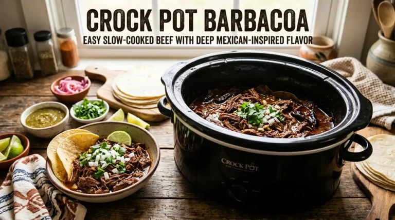 Crock Pot Barbacoa: Easy Slow-Cooked Beef With Deep Mexican-Inspired Flavor