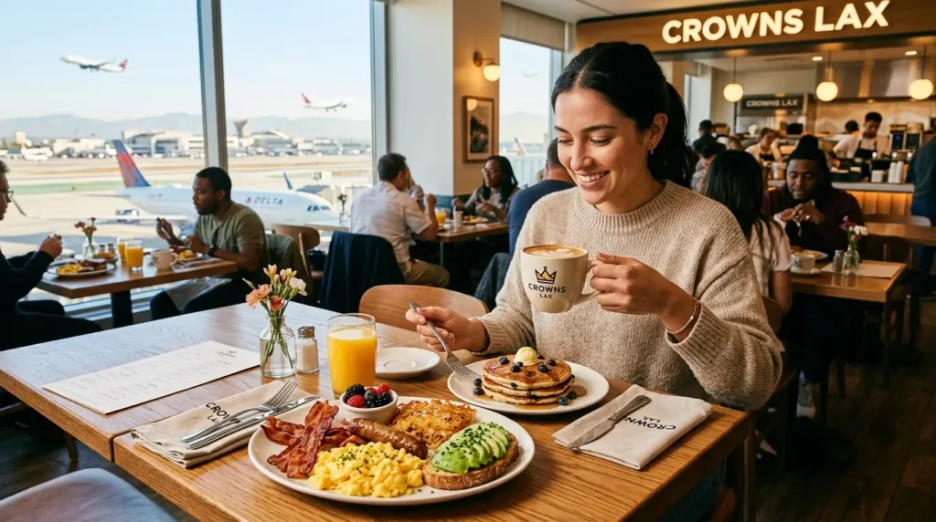 Start the Morning With Crowns LAX Breakfast