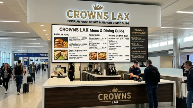 Crowns LAX Menu: Popular Food, Drinks & Airport Dining Guide