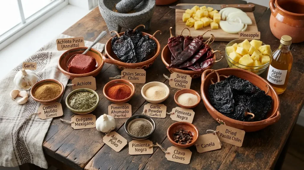 Essential Spices for Al Pastor