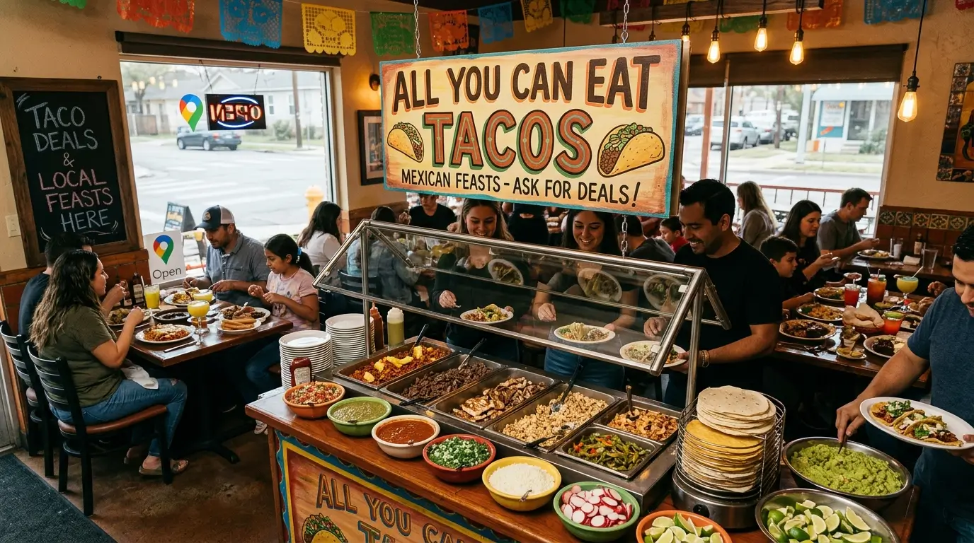 All You Can Eat Tacos Near Me: Find Unlimited Taco Deals & Mexican Feasts