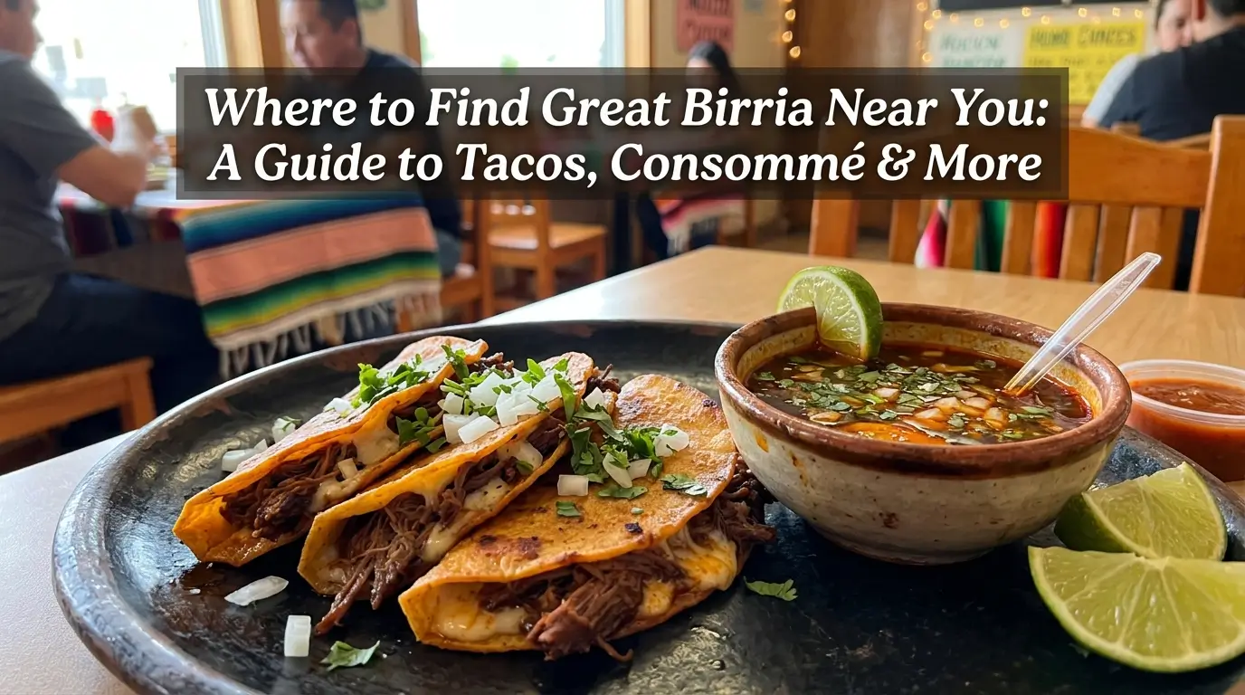 Where to Find Great Birria Near You: A Guide to Tacos, Consommé & More