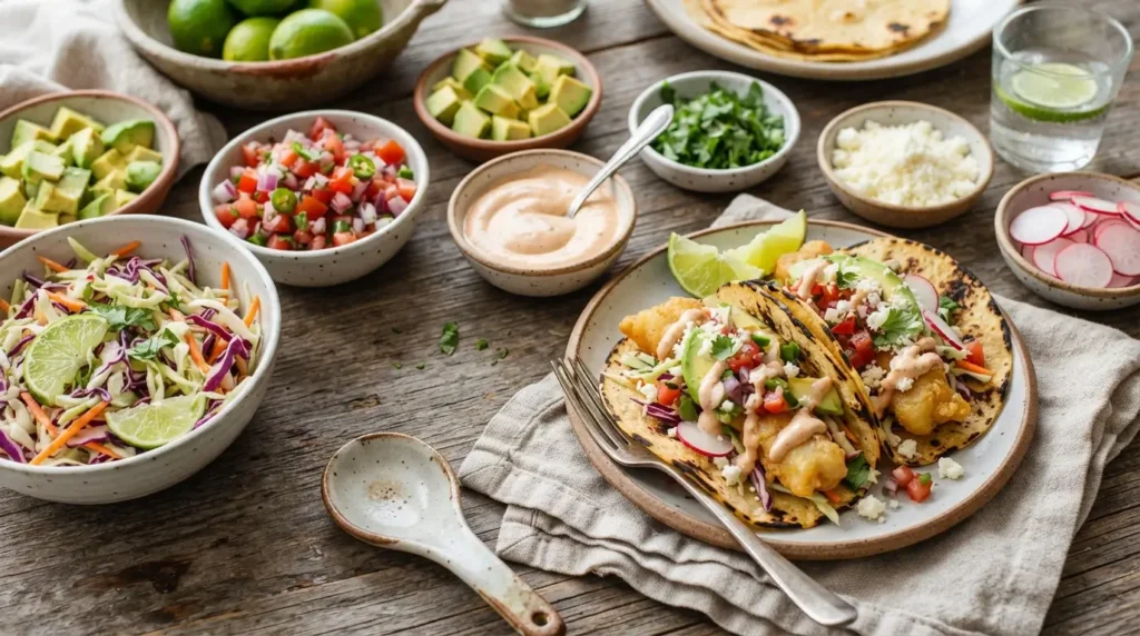 Fresh Toppings for a Perfect Fish Taco