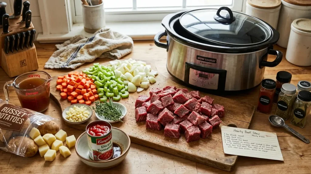 Ingredients for the Slow Cooker