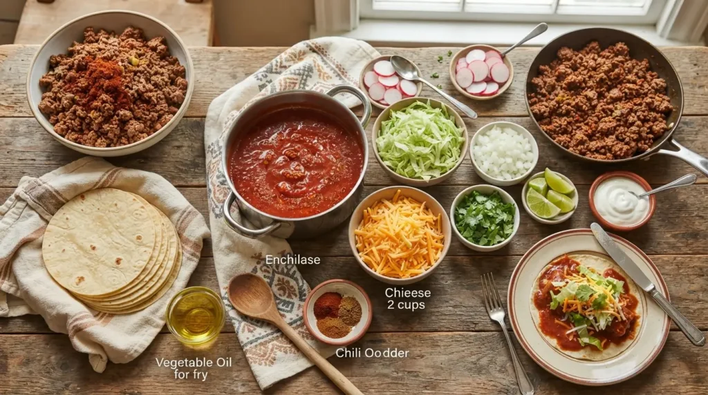 Main Ingredients of a Wet Taco