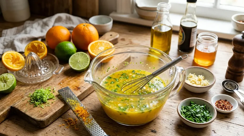 Make the Orange-Lime Marinade