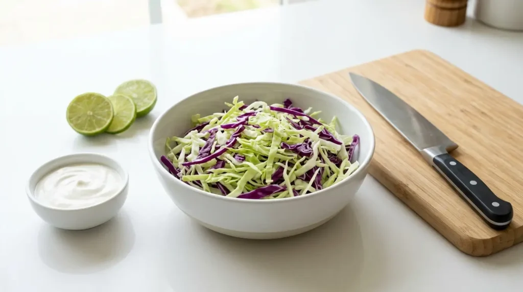 How to Make Fish Tacos with Slaw