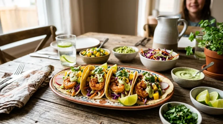 Healthy Shrimp Tacos: A Fresh and Wholesome Taco Night Recipe