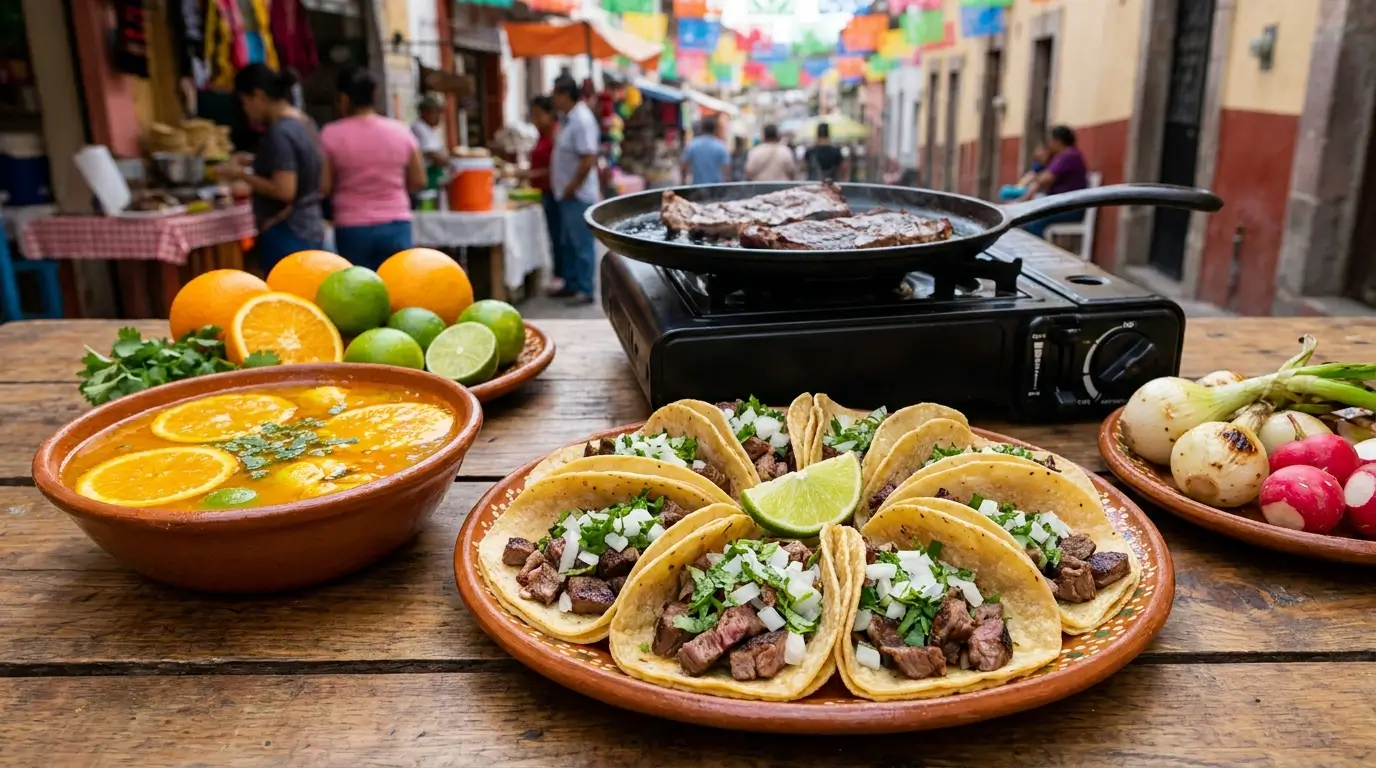 Mexican Street-Style Steak Tacos: Bright Citrus Marinade & Quick Skillet Recipe