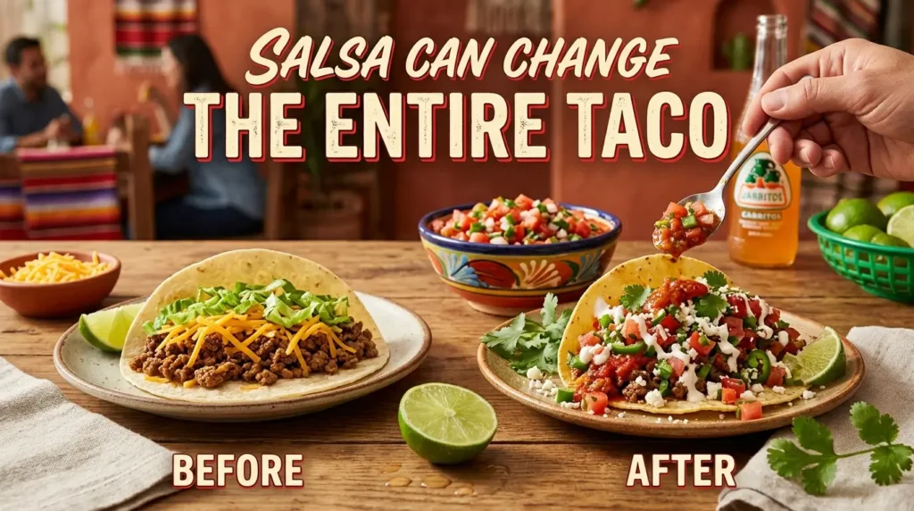 Salsa Can Change the Entire Taco