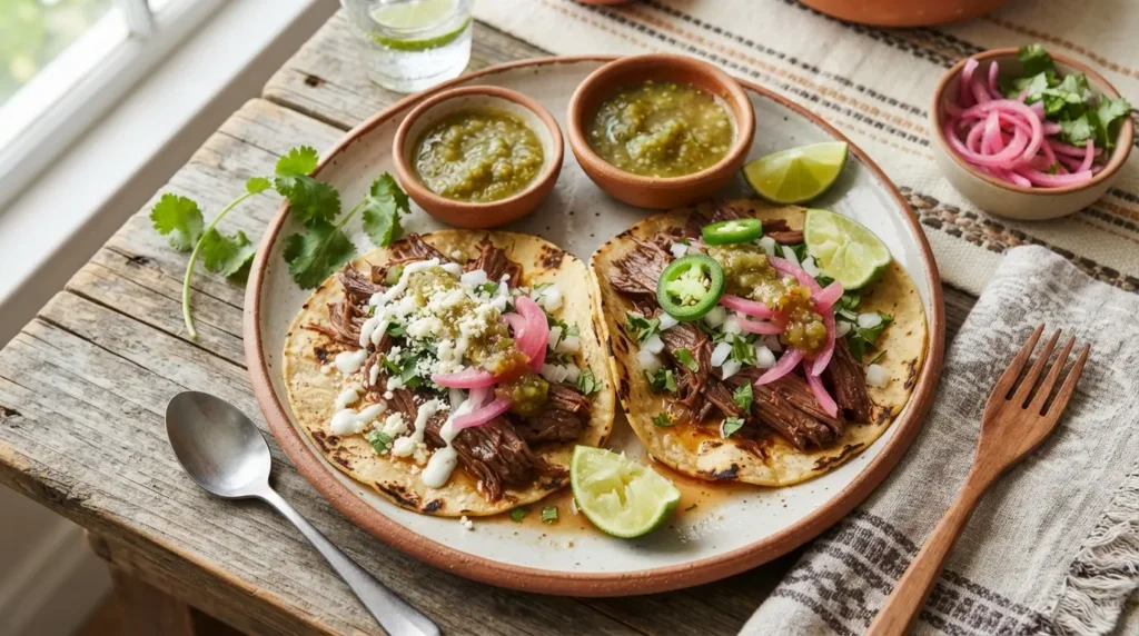 Toppings That Balance Rich Barbacoa