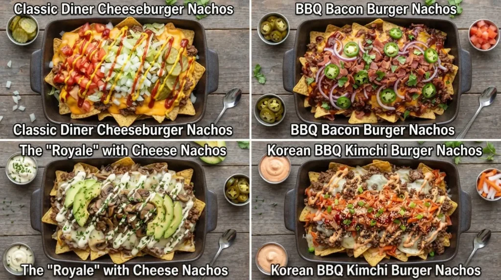 Easy Variations for Hamburger Nachos
