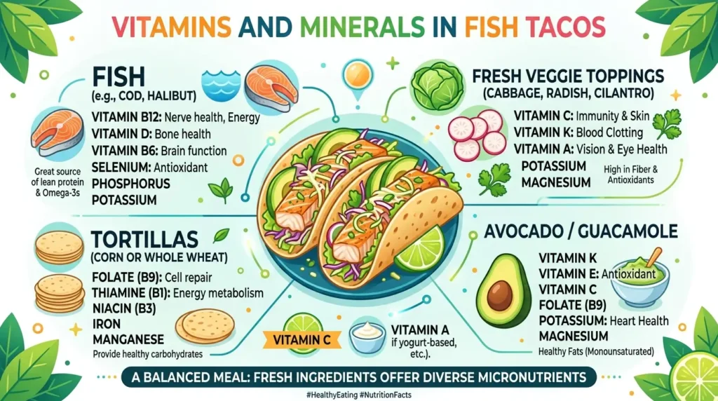Vitamins and Minerals in Fish Tacos